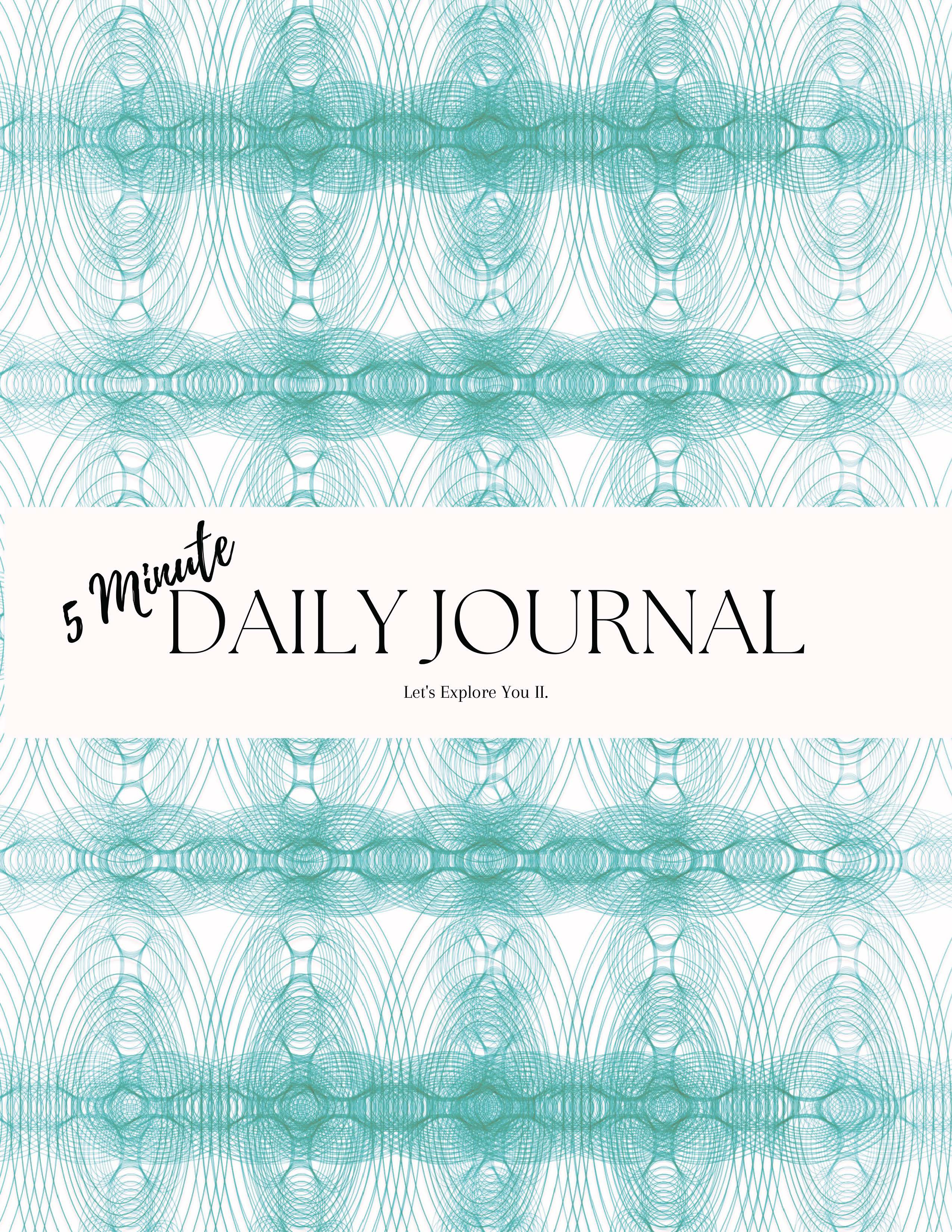 Cover of 5 Minute Daily Journal: Let's Explore You II.